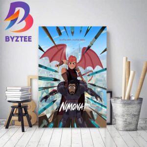 A New Poster For Nimona Has Been Revealed Home Decor Poster Canvas