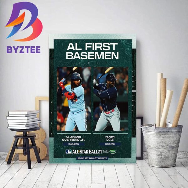 AL First Baseman MLB All Star Ballot 2023 Home Decor Poster Canvas