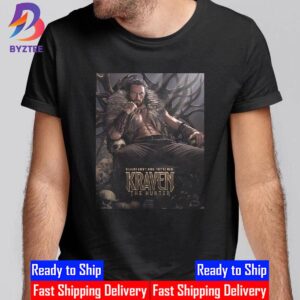 Aaron Taylor-Johnson Is Kraven The Hunter In Official Poster For Kraven The Hunter Movie Unisex T-Shirt