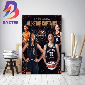Aja Wilson And Breanna Stewart Repeat As 2023 WNBA All-Star Captains Home Decor Poster Canvas
