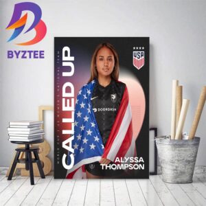 Alyssa Thompson Joins The USWNT For The 2023 FIFA World Cup Home Decor Poster Canvas