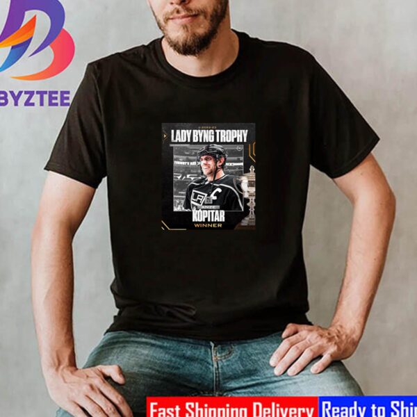 Anze Kopitar Is The 2023 Lady Byng Trophy Winner Unisex T-Shirt