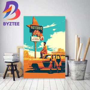 Asteroid City A Film By Wes Anderson Tribute Poster Home Decor Poster Canvas