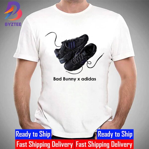 Bad Bunny x Adidas Response CL Triple Black Raffle Unisex T-Shirt