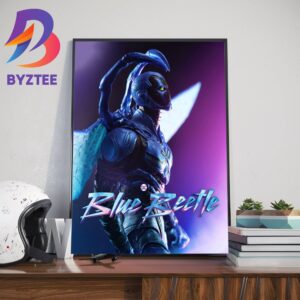 Blue Beetle New Poster Movie Home Decor Poster Canvas