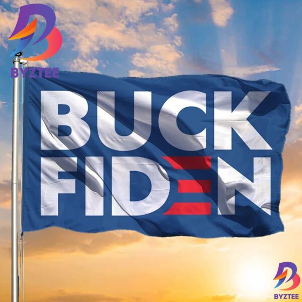 Buck Biden Flag Anti Biden Flag For Anti Biden Protest Outdoor Porch House Decor 2 Sides Garden House Flag