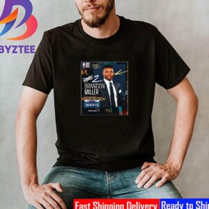 Charlotte Hornets Select Brandon Miller With The 2nd Pick Of The 2023 NBA Draft Unisex T-Shirt