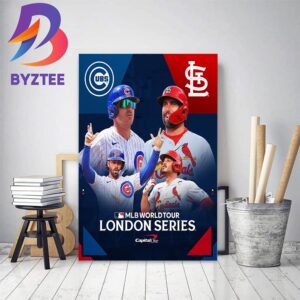 Chicago Cubs Vs St Louis Cardinals For Game 1 In MLB World Tour London Series Home Decor Poster Canvas