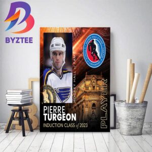 Colorado Avalanche Pierre Turgeon Is Hockey Hall Of Fame Class Of 2023 Home Decor Poster Canvas