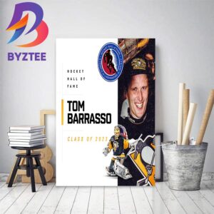 Congrats Pittsburgh Penguins Tom Barrasso Is Hockey Hall Of Fame Class Of 2023 Home Decor Poster Canvas