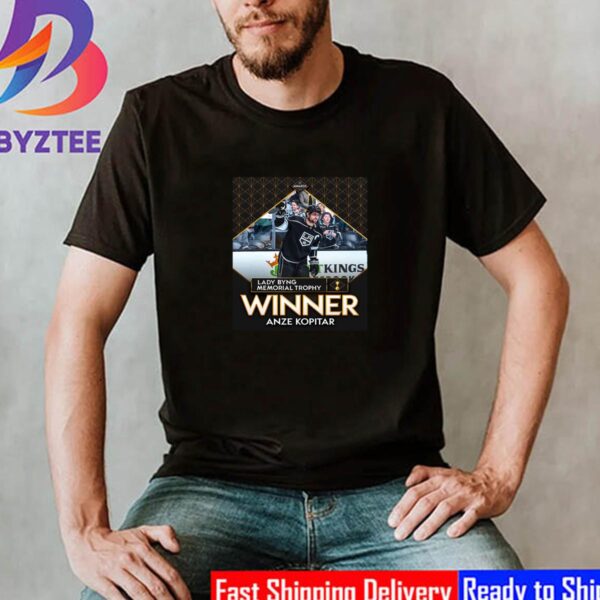 Congratulations To Anze Kopitar Is The 2023 Lady Byng Memorial Trophy Winner Unisex T-Shirt