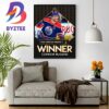 Congratulations To Connor McDavid Is The 2023 Ted Lindsay Award Winner Home Decor Poster Canvas