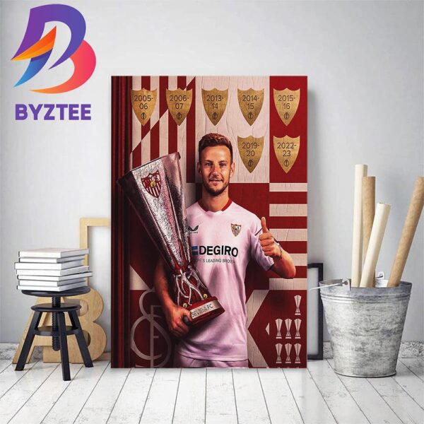 Congratulations To Sevilla For Winning Their 7th UEL Title Home Decor Poster Canvas