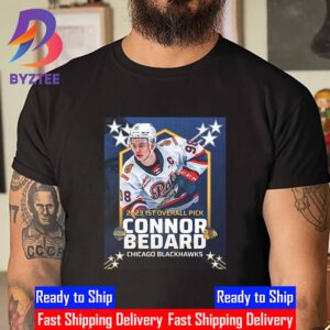 Connor Bedard Is The 2023 1st Overall Pick In The NHL Draft Welcome To The Chicago Blackhawks Unisex T-Shirt