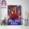 Cristiano Ronaldo Reaches 200 Portugal Appearances Home Decor Poster Canvas