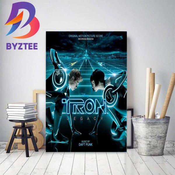Daft Punk Created Soundtrack For Tron Legacy Home Decor Poster Canvas