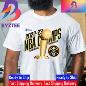 Denver Nuggets 2022-23 NBA Finals Champions Trophy Unisex T-Shirt