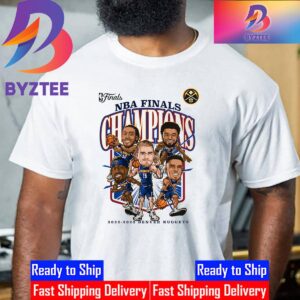 Denver Nuggets 2023 NBA Finals Champions Windmill Team Caricature Unisex T-Shirt
