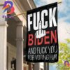 Fuck Biden Flag Anti Biden Flag Biden Not My President Merchandise 2 Sides Garden House Flag