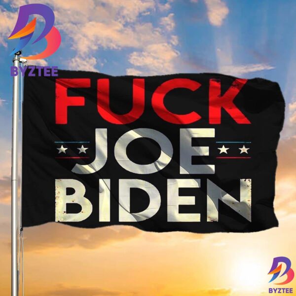 Fuck Biden Flag Fuck Anti Joe Biden Flag Old Retro For Trump Supporters 2 Sides Garden House Flag