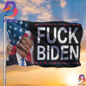 Fuck Biden Flag Support Trump Flag Outdoor Decoration 2 Sides Garden House Flag