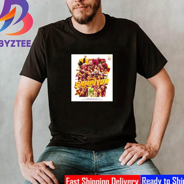 Galatasaray Champion Super Lig 2022-2023 Unisex T-Shirt