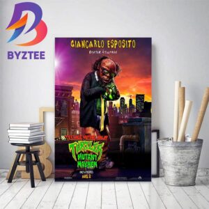 Giancarlo Esposito Is Baxter Stockman In Teenage Mutant Ninja Turtles Mutant Mayhem Home Decor Poster Canvas