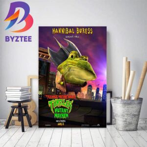 Hannibal Buress Is Genghis Frog In Teenage Mutant Ninja Turtles Mutant Mayhem Home Decor Poster Canvas