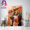Iga Swiatek Becomes French Open Womens Champion 2023 Home Decor Poster Canvas