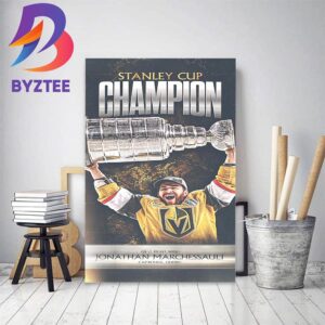Jonathan Marchessault And Vegas Golden Knights Are 2023 Stanley Cup Champions Home Decor Poster Canvas