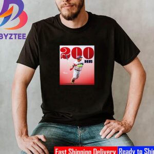 Jose Ramirez 200 HR In Career MLB Cleveland Guardians Shirt