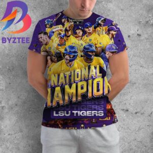 LSU Tigers Baseball Is The 2023 NCAA MCWS National Champions All Over Print Shirt