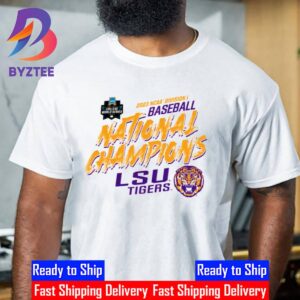 LSU Tigers National Champions 2023 NCAA DI Baseball Unisex T-Shirt