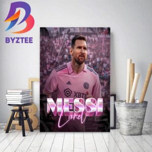 Lionel Messi Will Continue Football Career At Inter Miami MLS Home Decor Poster Canvas