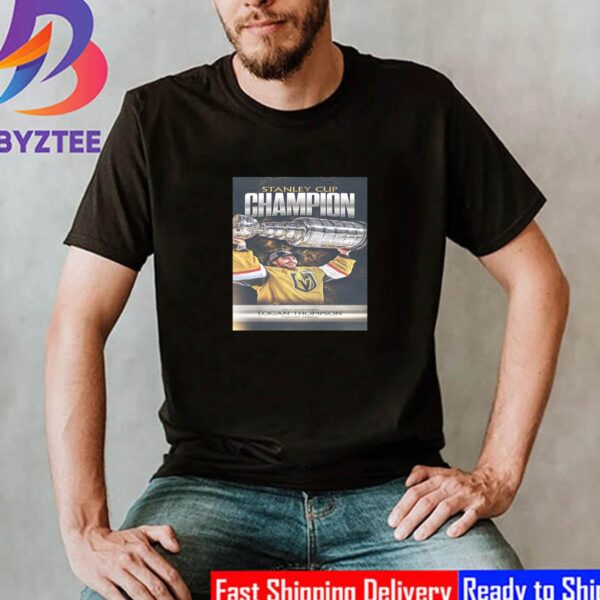 Logan Thompson And Vegas Golden Knights Are 2023 Stanley Cup Champions Unisex T-Shirt
