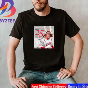 Los Angeles Angels Shohei Ohtani First To 25 Home Runs In MLB Unisex T-Shirt