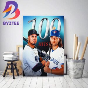 Luis Arraez And Bo Bichette To Reach The 100-Hit Mark Home Decor Poster Canvas
