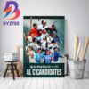 MLB All Star Ballot 2023 NL C Candidates Home Decor Poster Canvas