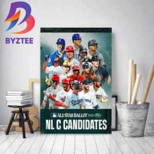 MLB All Star Ballot 2023 NL C Candidates Home Decor Poster Canvas