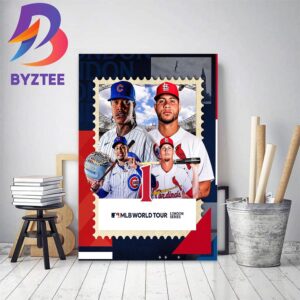 MLB World Tour 2023 London Series Teams Matchup Home Decor Poster Canvas