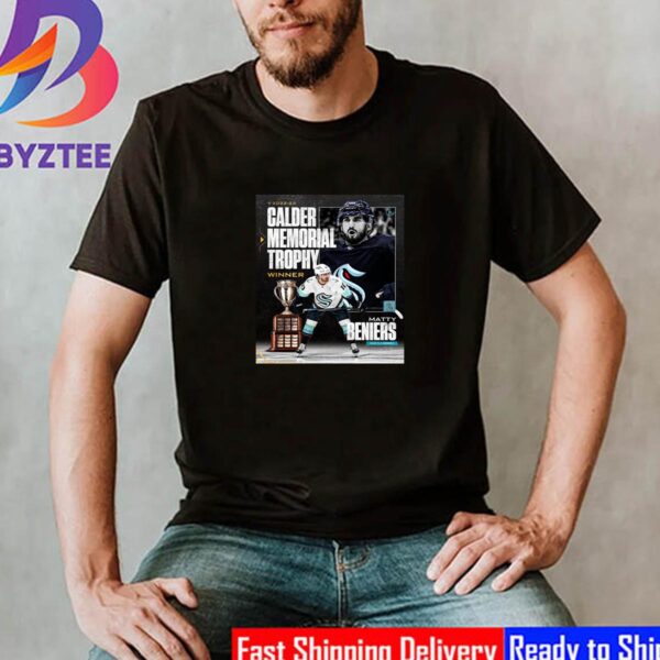 Matty Beniers Is The 2023 Calder Memorial Trophy Winner Unisex T-Shirt