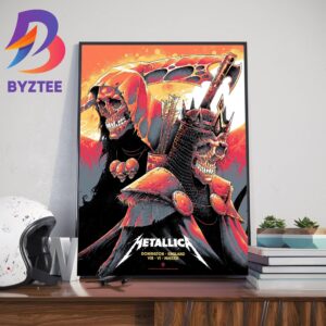 Metallica Donington Park M72 World Tour Home Decor Poster Canvas