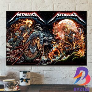 Metallica Gothenburg Sweden M72 World Tour At Ullevi Stadium June 16-18 2023 Home Decor Poster Canvas
