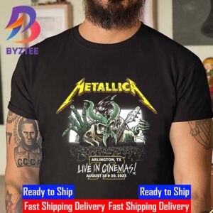Metallica M72 World Tour In Arlington TX Cinema Event August 18 20 2023 Unisex T-Shirt