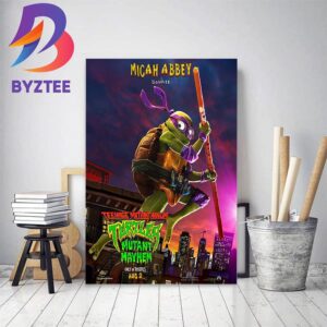 Micah Abbey Is Donnie In Teenage Mutant Ninja Turtles Mutant Mayhem Home Decor Poster Canvas