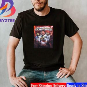 Michigan Panthers Clinched 2023 USFL Playoffs Unisex T-Shirt