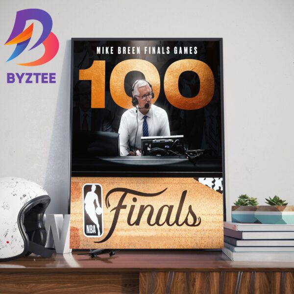 Mike Breen Will Call 100th NBA Finals Games Home Decor Poster Canvas