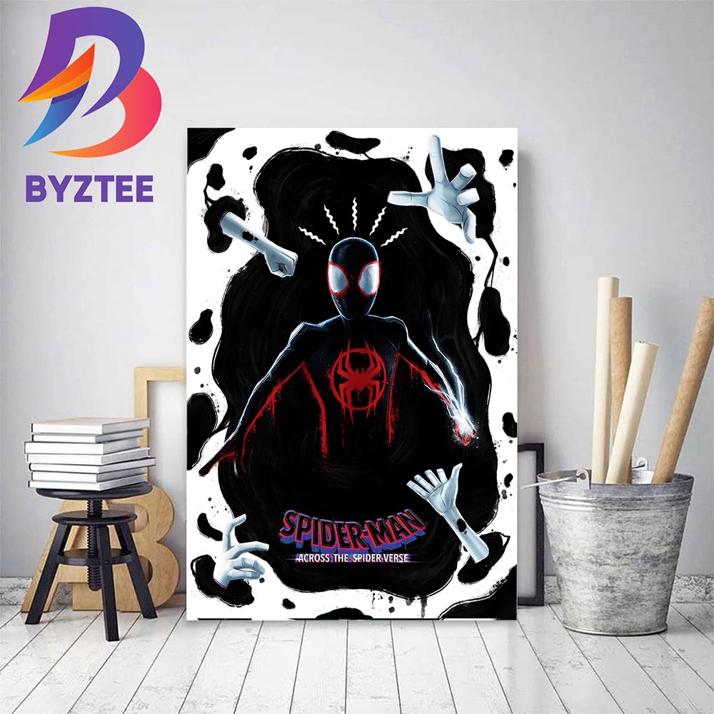 Spider Man Across The Spider-Verse Home Decor Poster Canvas