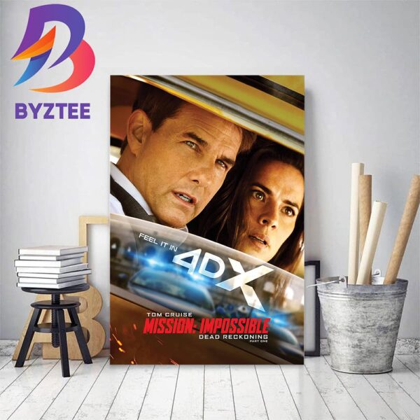 Mission Impossible Dead Reckoning Part One 4DX Poster Home Decor Poster Canvas