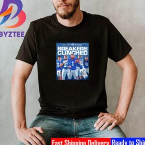 New Orleans Breakers Clinched 2023 USFL Playoffs Unisex T-Shirt